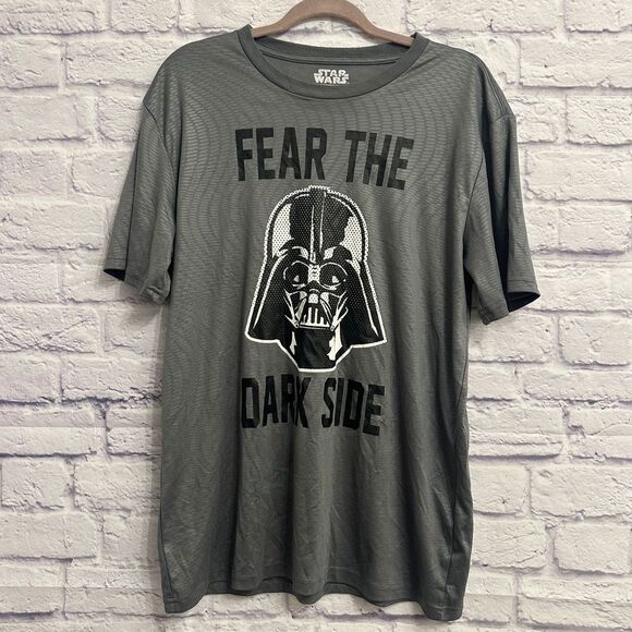 Star Wars‎ Fear The Dark Side Darth Vader Graphic T-Shirt Large - Picture 1 of 6